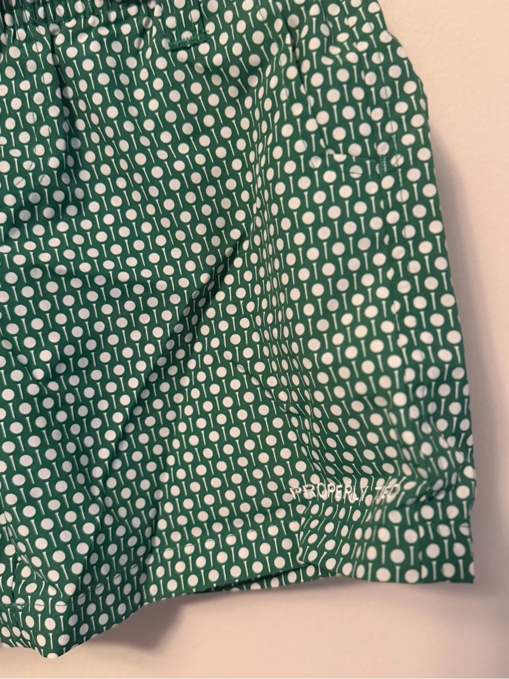 Properly Tied Green Golf Ball Mallard Shorts